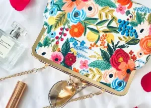 Kiki & Syds EVERYDAY Clutch-Garden Party Cream