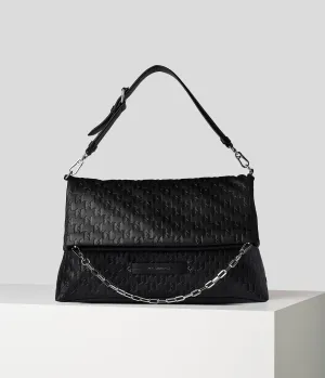K/KUSHION MONOGRAM-EMBOSSED FOLDED TOTE