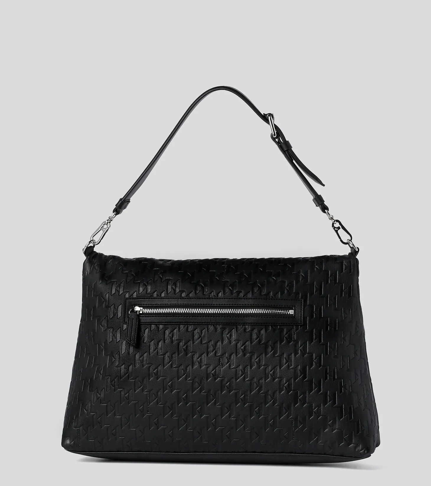 K/KUSHION MONOGRAM-EMBOSSED FOLDED TOTE