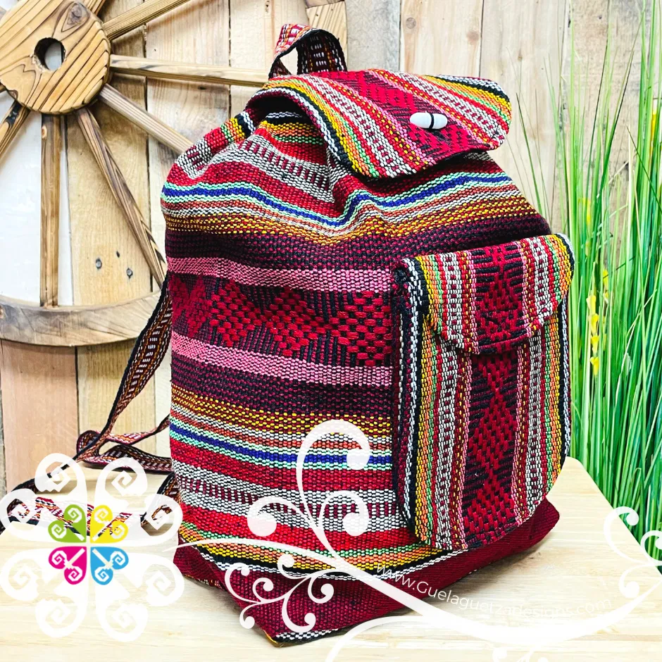 Large Boho Backpack  - Mochila Escolar