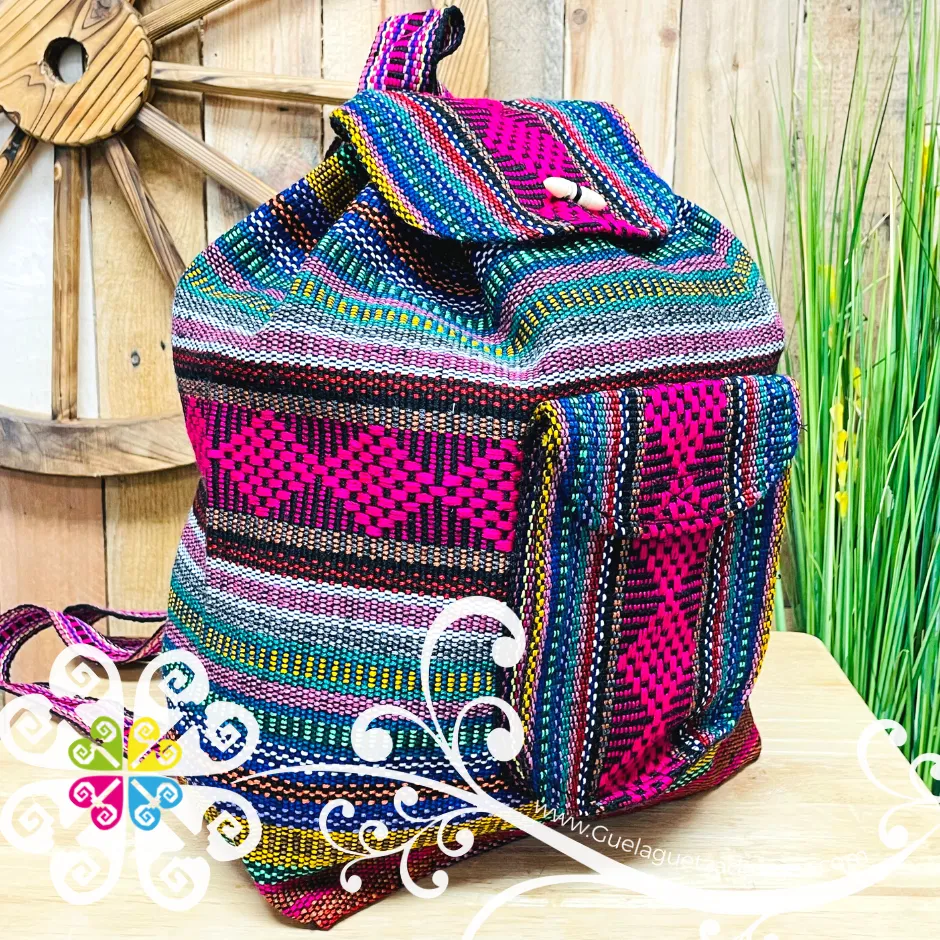 Large Boho Backpack  - Mochila Escolar