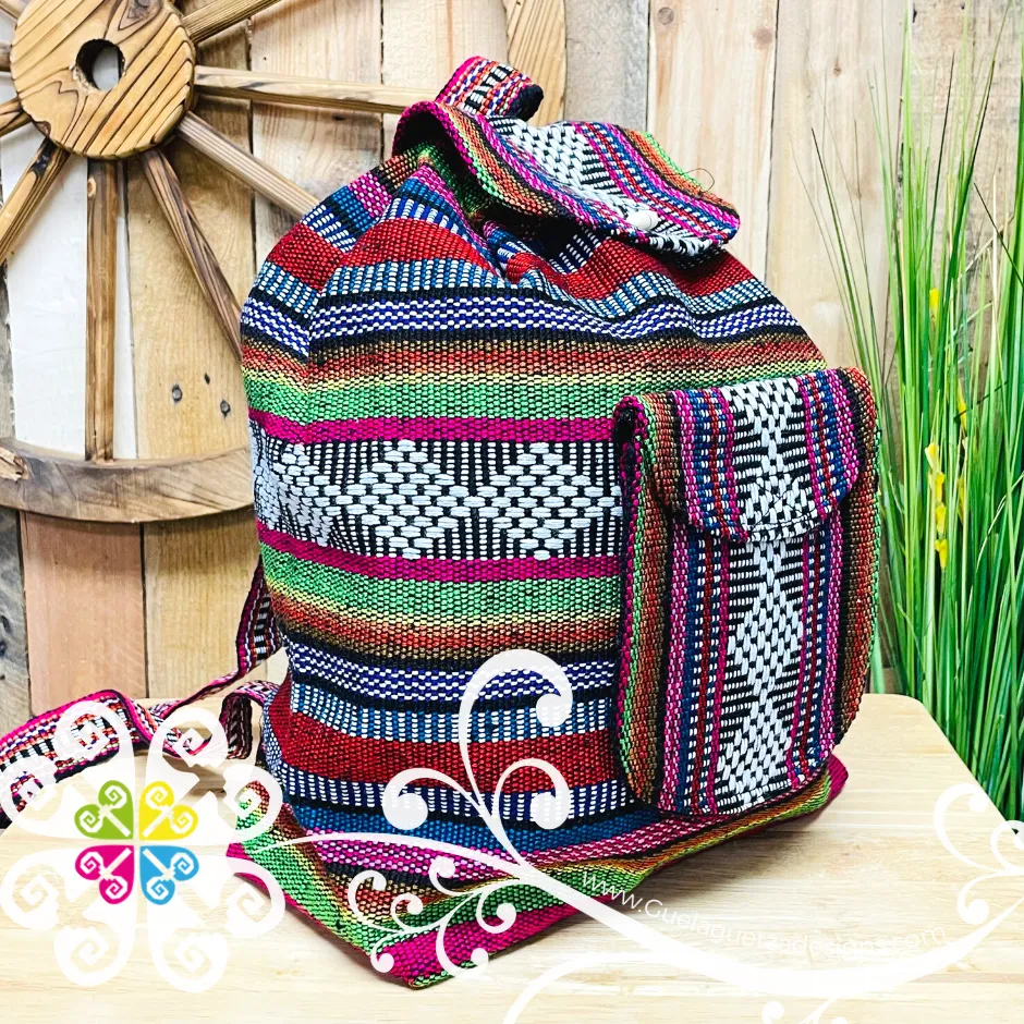 Large Boho Backpack  - Mochila Escolar