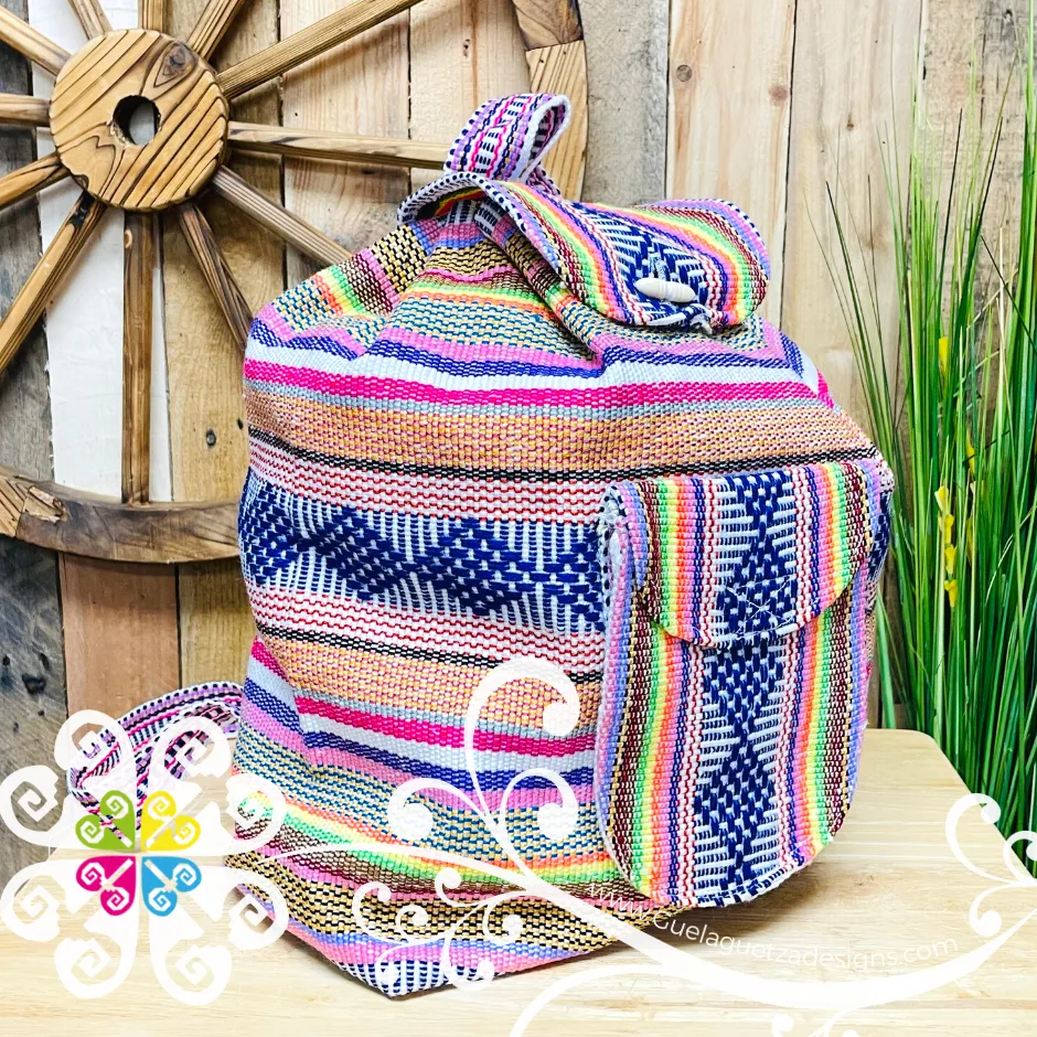 Large Boho Backpack  - Mochila Escolar