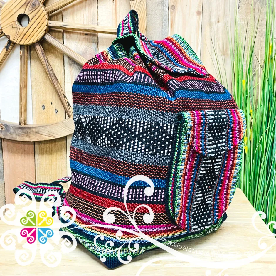 Large Boho Backpack  - Mochila Escolar