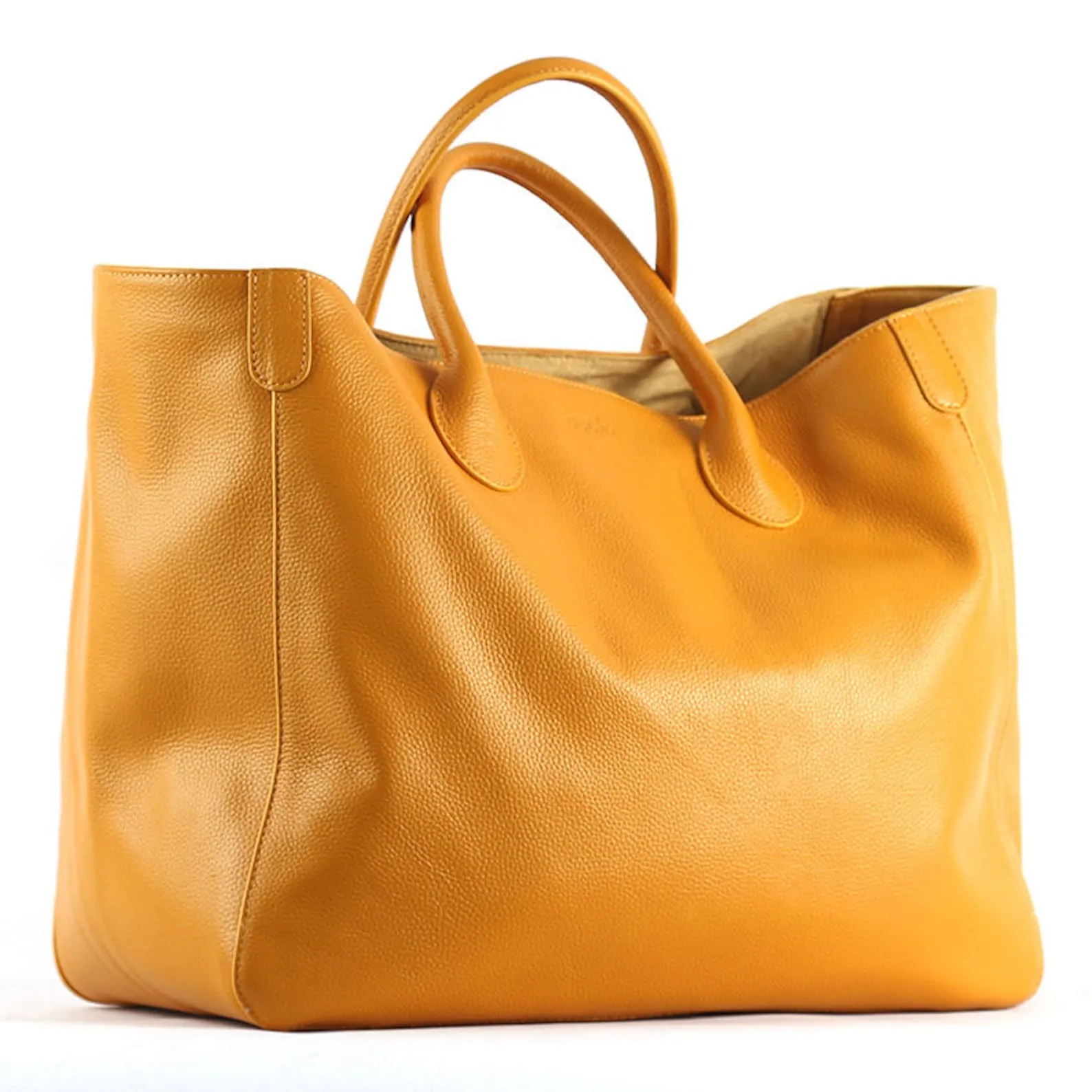 Large Classic Leather Tote Bag