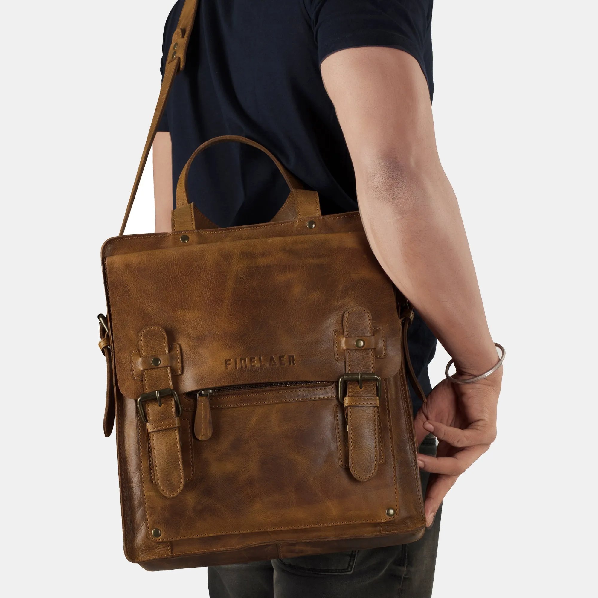 Leather Sling  Crossbody Bags For Men