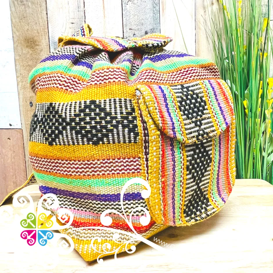 Medium Boho Backpack - Mochila Escolar