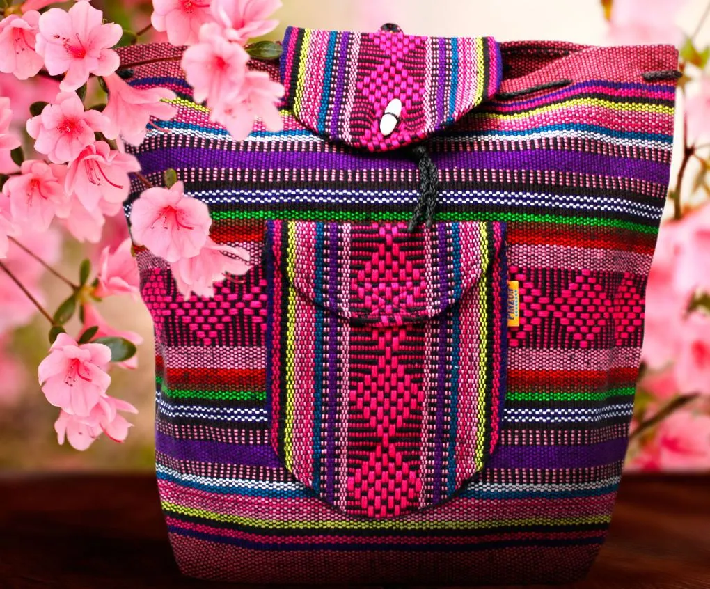 Medium Boho Backpack - Mochila Escolar