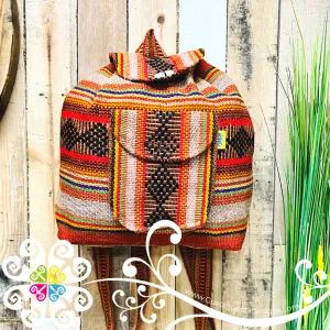 Medium Boho Backpack - Mochila Escolar