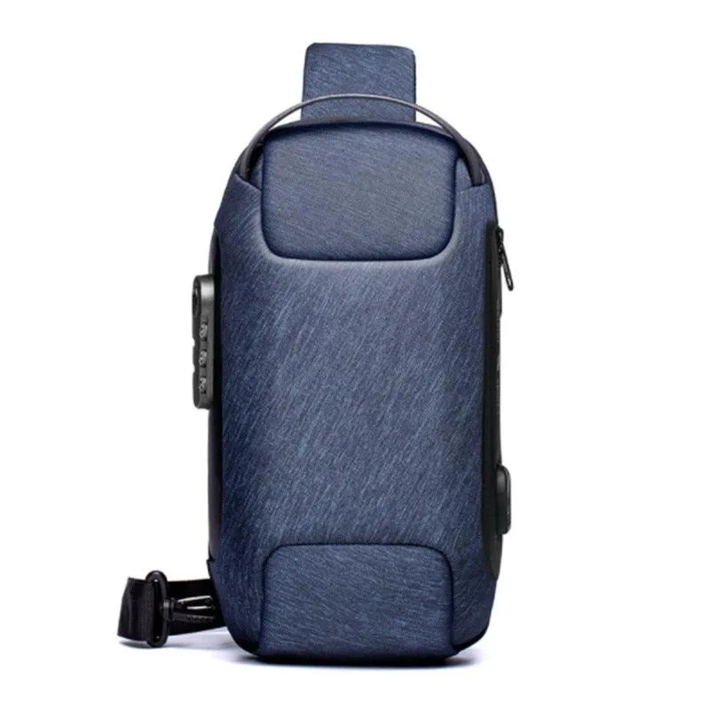 Men Sling Backpack Cross Body Shoulder Chest Bag Anti-theft Travel Motorcycle Rider Waterproof Oxford Male Messenger Bags