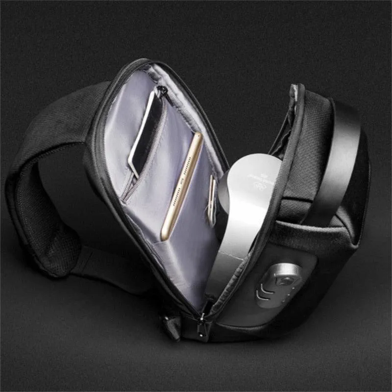 Men Sling Backpack Cross Body Shoulder Chest Bag Anti-theft Travel Motorcycle Rider Waterproof Oxford Male Messenger Bags