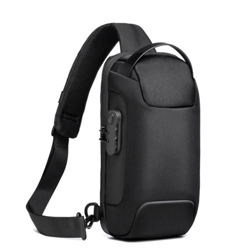 Men Sling Backpack Cross Body Shoulder Chest Bag Anti-theft Travel Motorcycle Rider Waterproof Oxford Male Messenger Bags