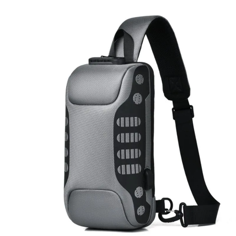 Men Sling Backpack Cross Body Shoulder Chest Bag Anti-theft Travel Motorcycle Rider Waterproof Oxford Male Messenger Bags