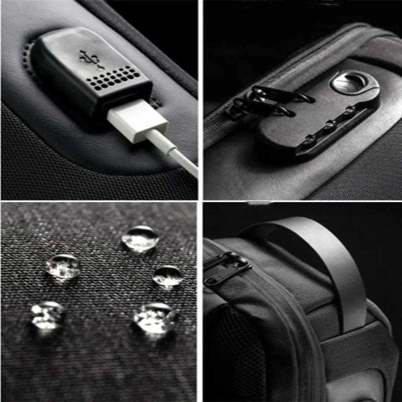 Men Sling Backpack Cross Body Shoulder Chest Bag Anti-theft Travel Motorcycle Rider Waterproof Oxford Male Messenger Bags