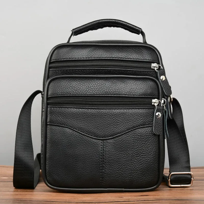 Men's Genuine Leather Handbags: Business Messenger Bags, Small Crossbody Bag for a Fashionable and Functional Handbag