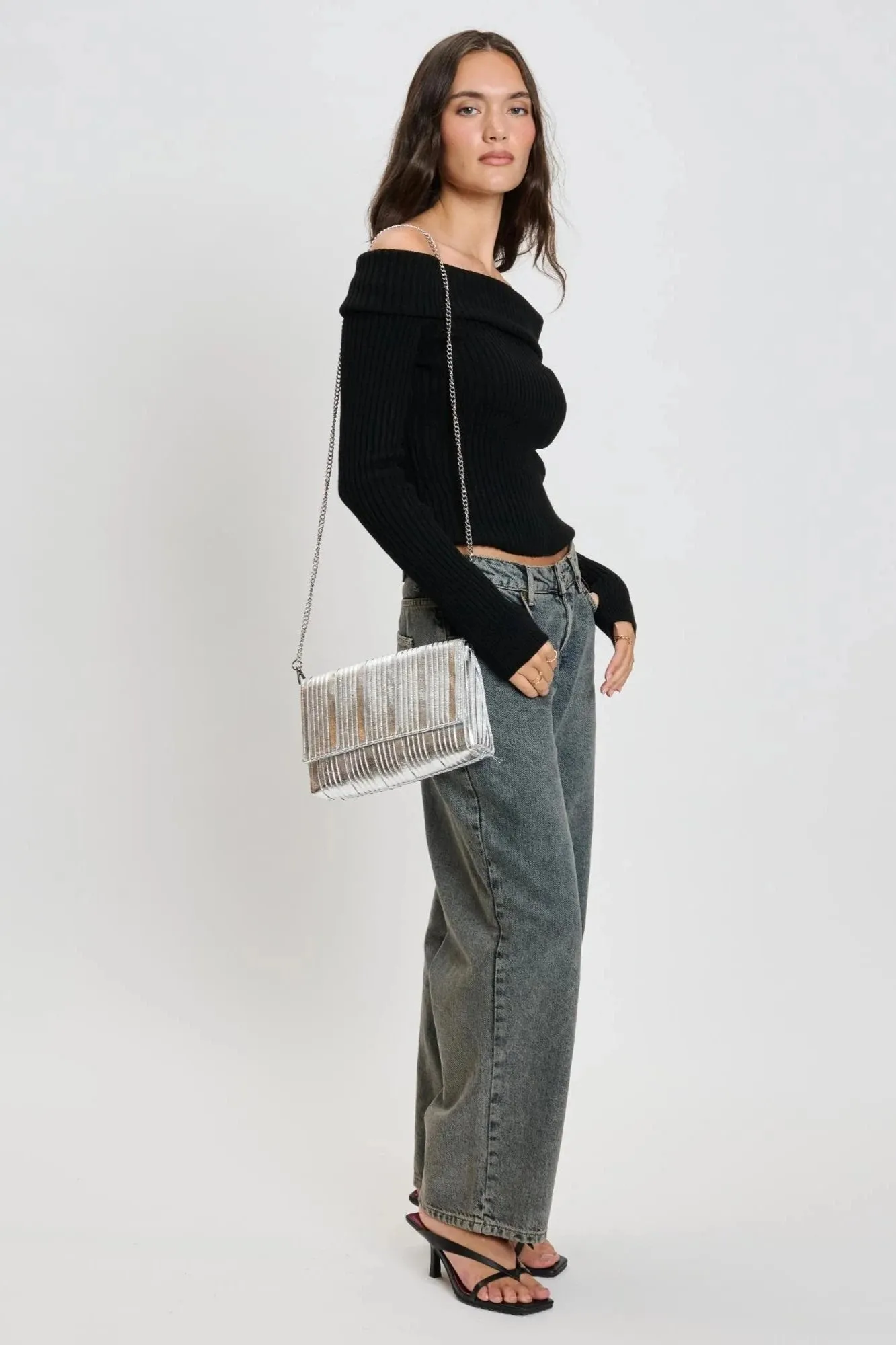 Metallic Esmeralda Clutch