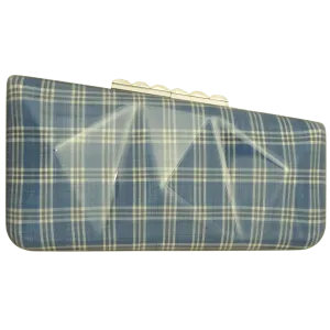 Minaudière in Prince of Wales Plaid Sky