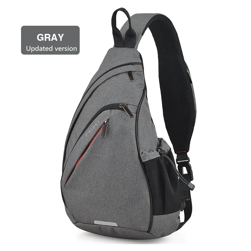 Mixi Men Sling Backpack One Shoulder Bag Boys Student School Bags University Work Travel Versatile 2020 Fashion New Design M5225