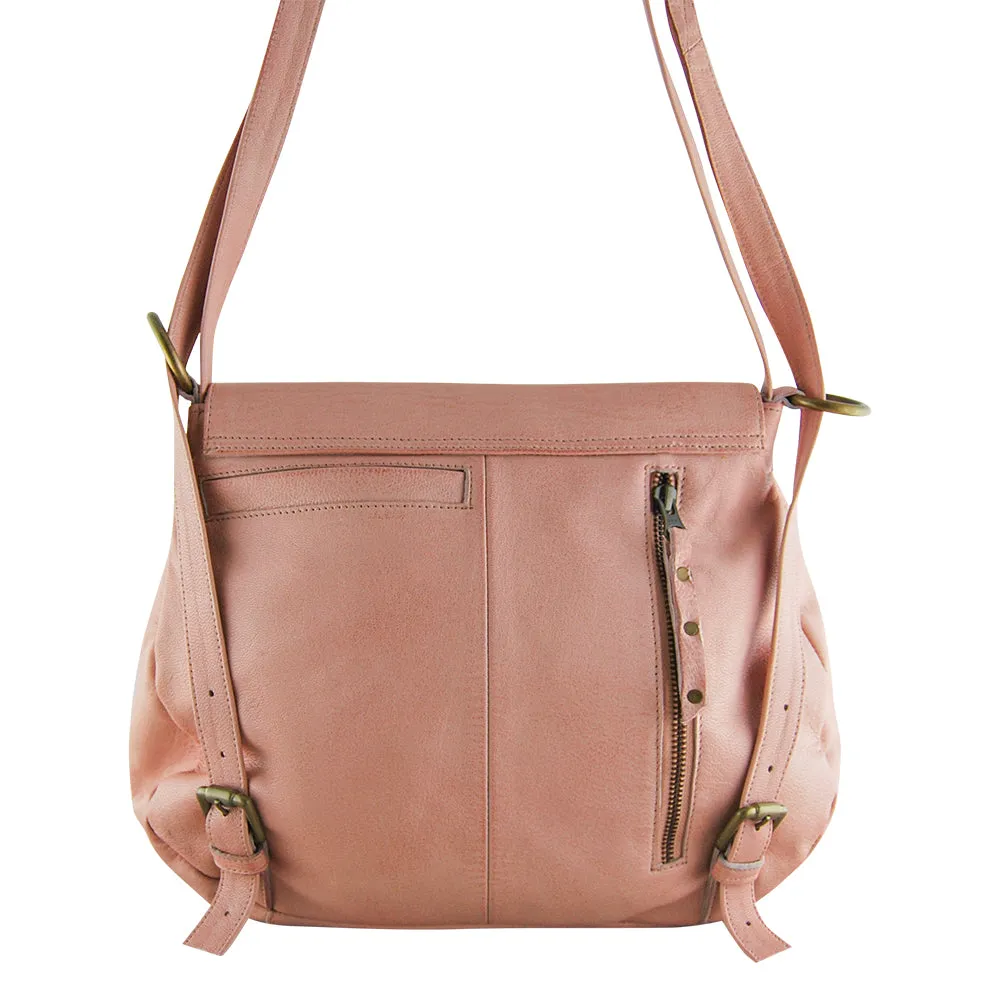 Molly Convertible Backpack | Misty Rose