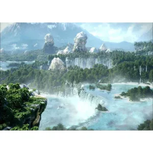 Mountain Waterfall