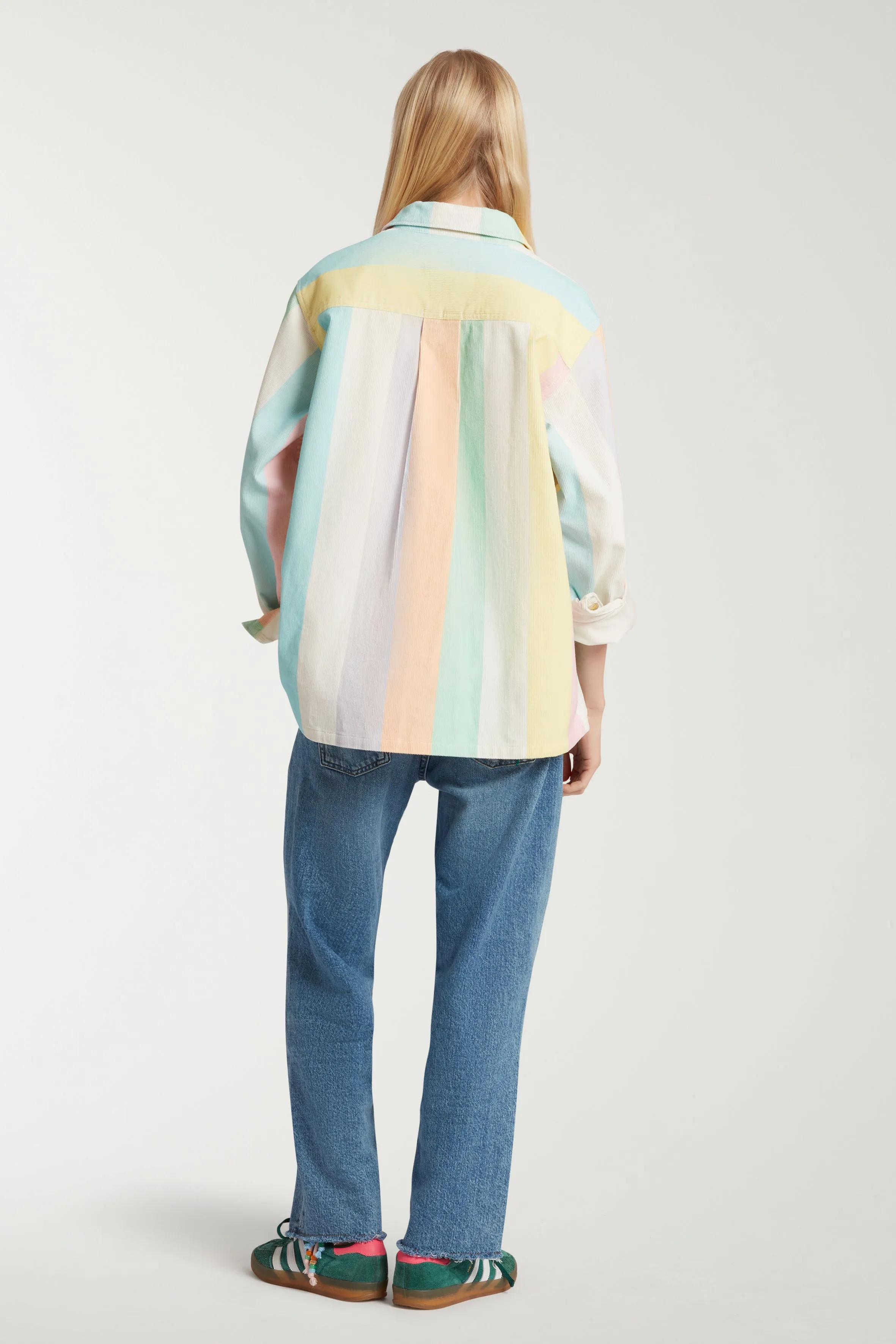 Mulberry x Mira Mikati Printed Striped Jacket With Dragon Embroidery