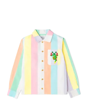 Mulberry x Mira Mikati Printed Striped Jacket With Dragon Embroidery