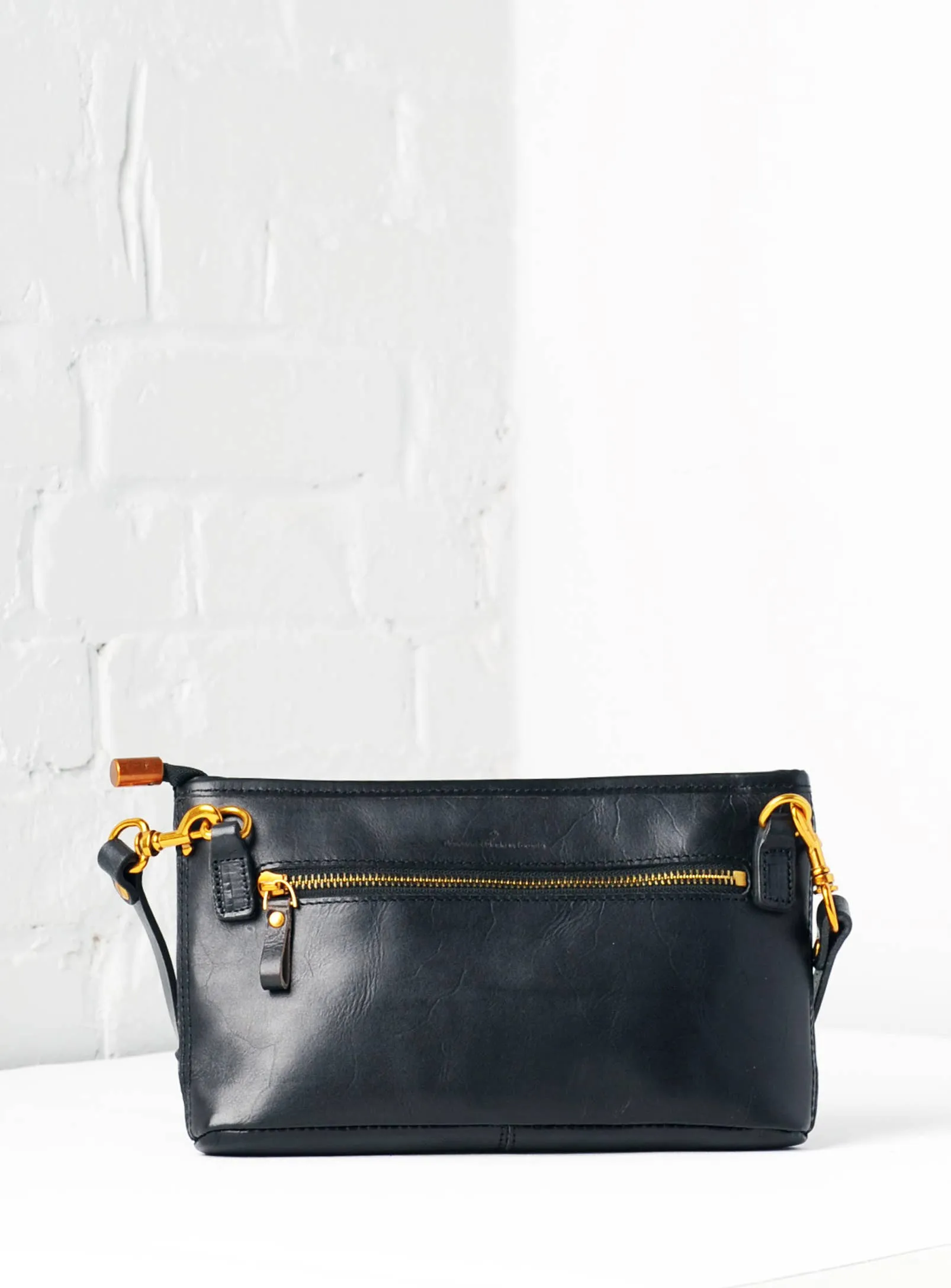 Origami Clutch Crossbody Bag Black