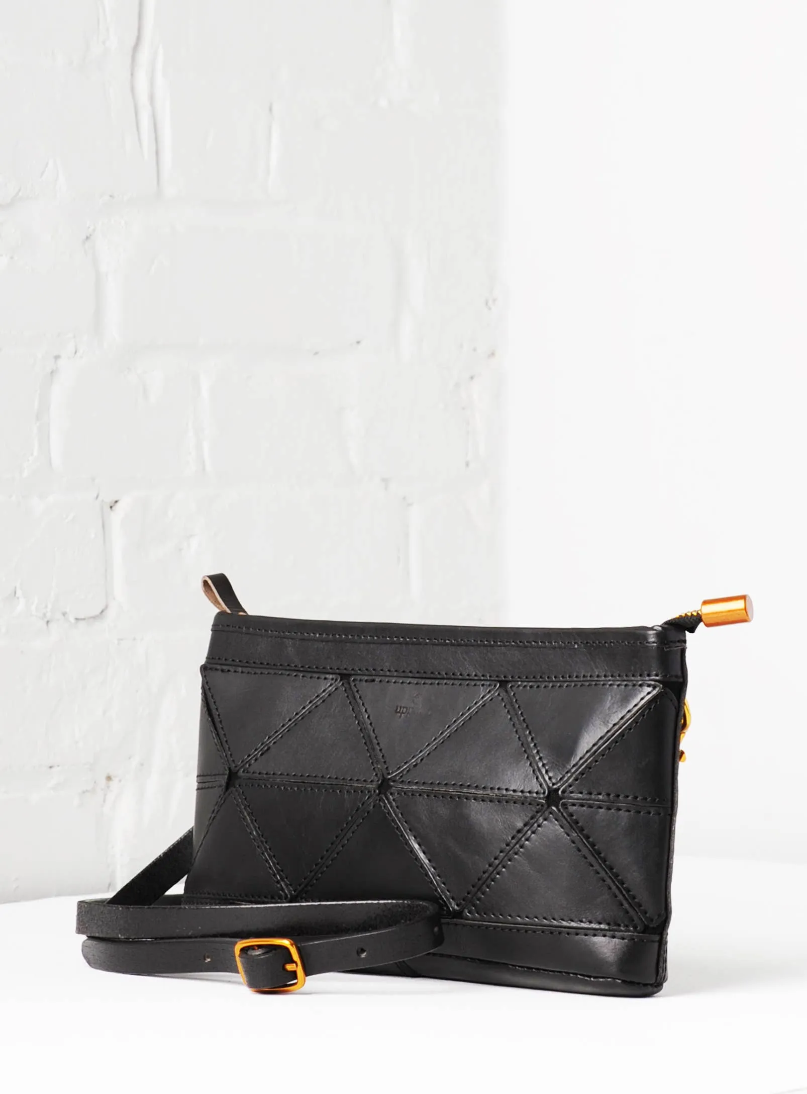 Origami Clutch Crossbody Bag Black