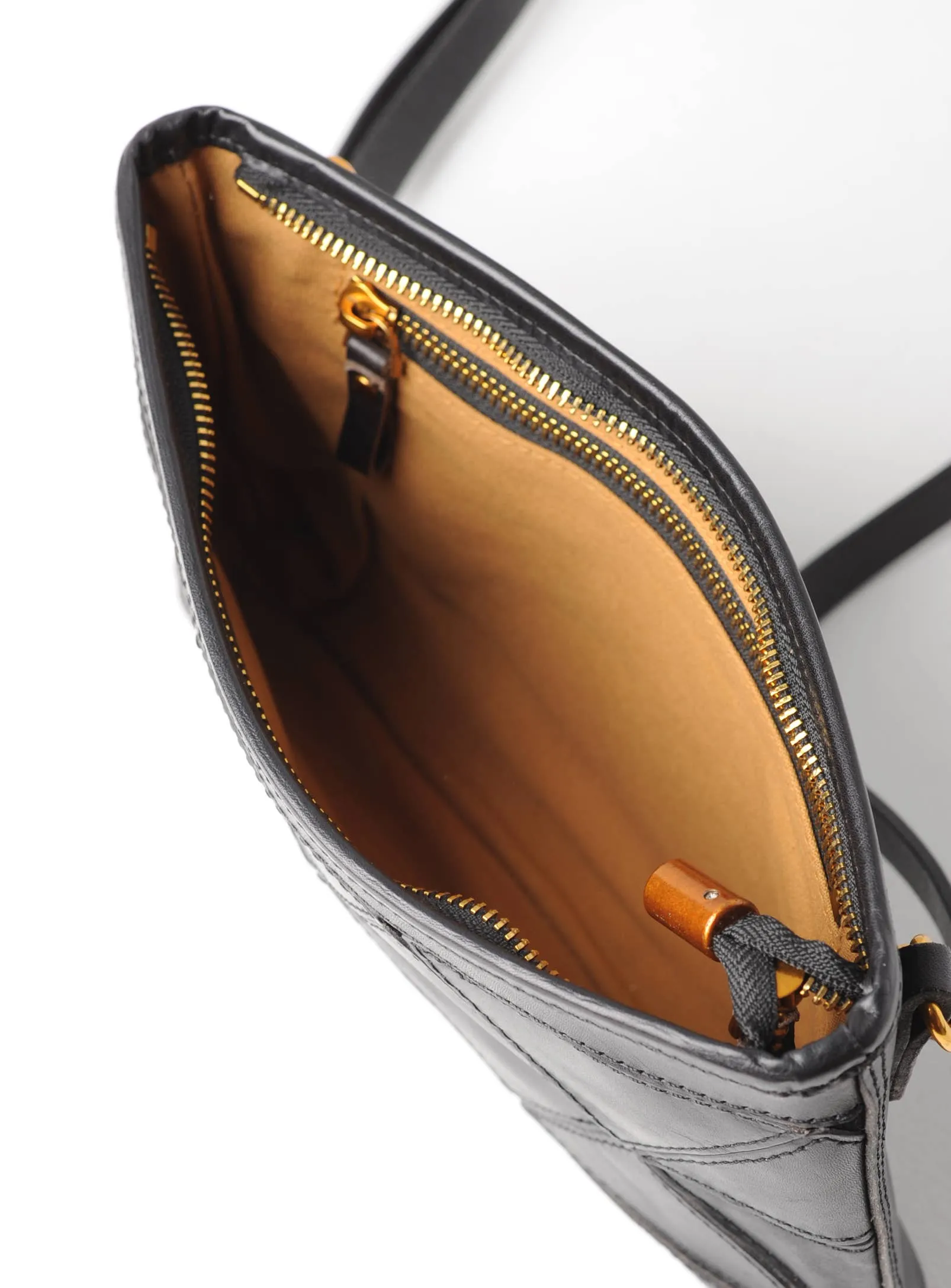 Origami Clutch Crossbody Bag Black