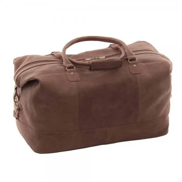 Piel Leather Large Classic Satchel Carry On Bag