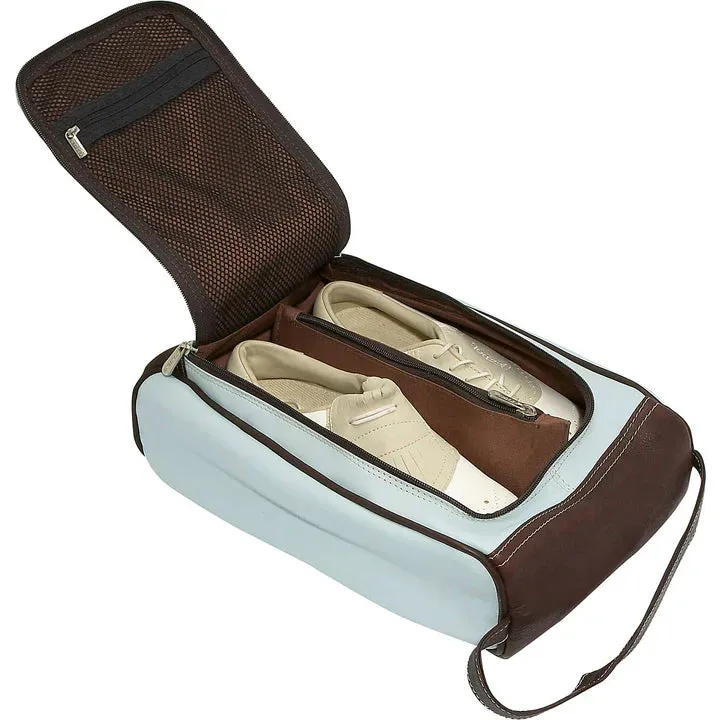 Piel U Zip Shoe Bag