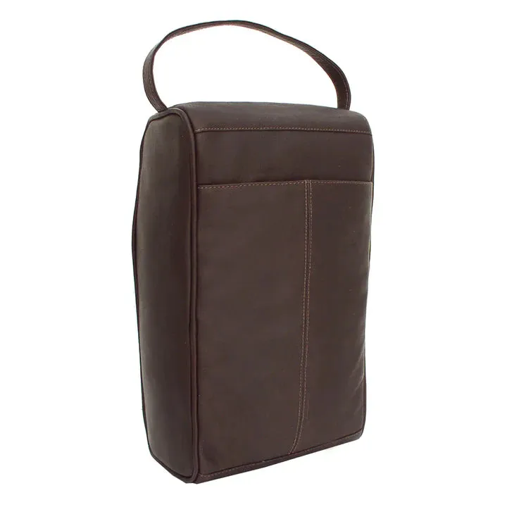 Piel U Zip Shoe Bag