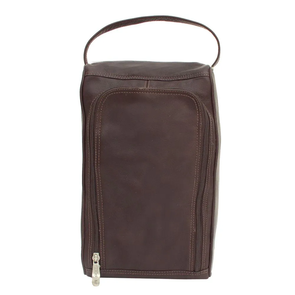 Piel U Zip Shoe Bag