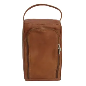 Piel U Zip Shoe Bag