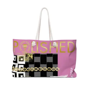 Polished Punteggiato Pink Weekender Bag Summer LIMITED EDITION