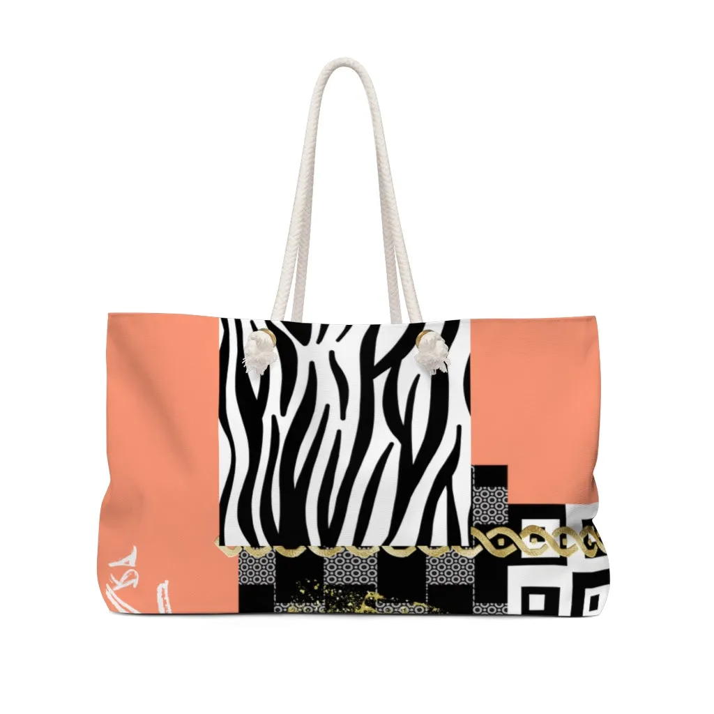 Polished Punteggiato Salmon Weekender Bag Summer Limited Edition