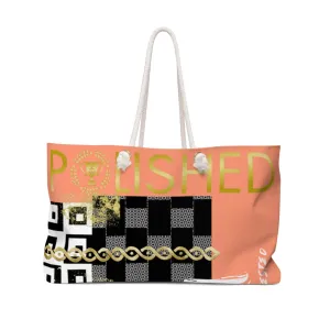 Polished Punteggiato Salmon Weekender Bag Summer Limited Edition