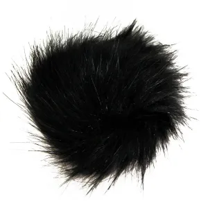 POM POM FAUX FUR 5″ Black