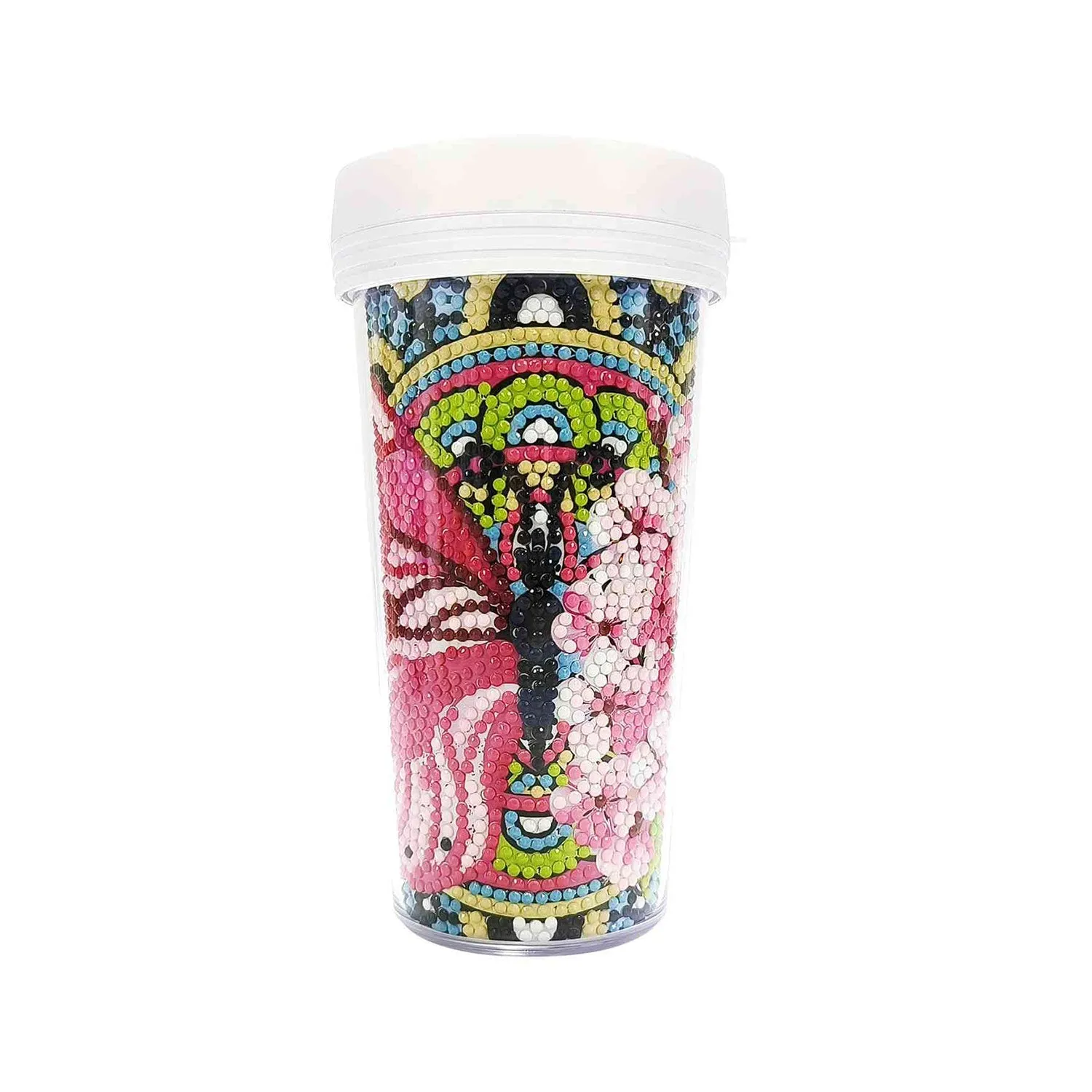 Poppy Crafts Diamond Art Tumbler Kit #6 - Floral Butterfly