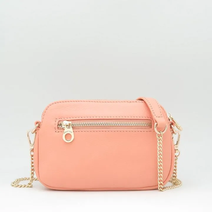 Pratten Plum Leather Sweetheart Bag