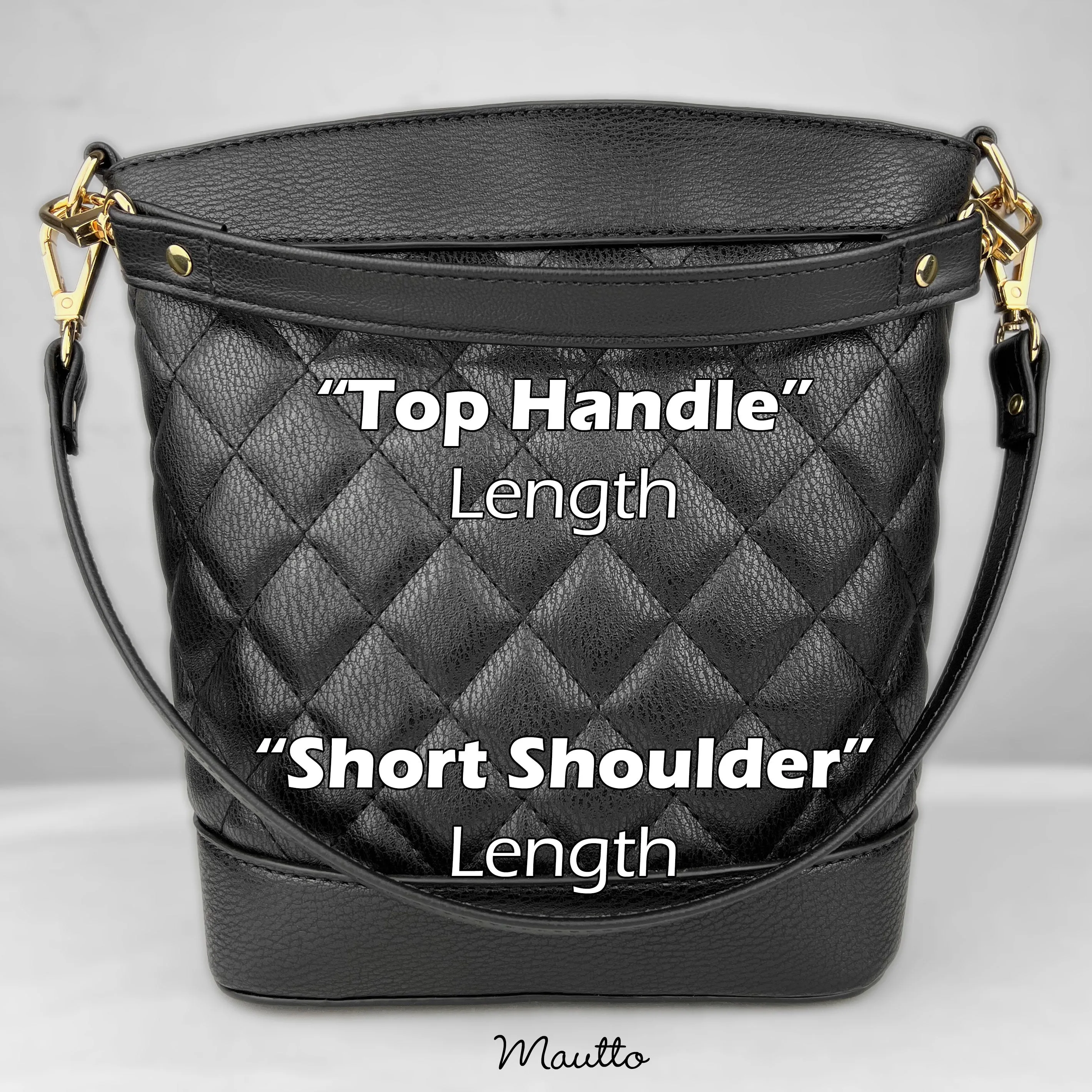 Short Shoulder & Top Handle Leather Strap - Extra Petite to Wide Options - 30% OFF!