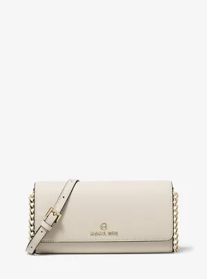 Small Saffiano Leather Convertible Crossbody Bag