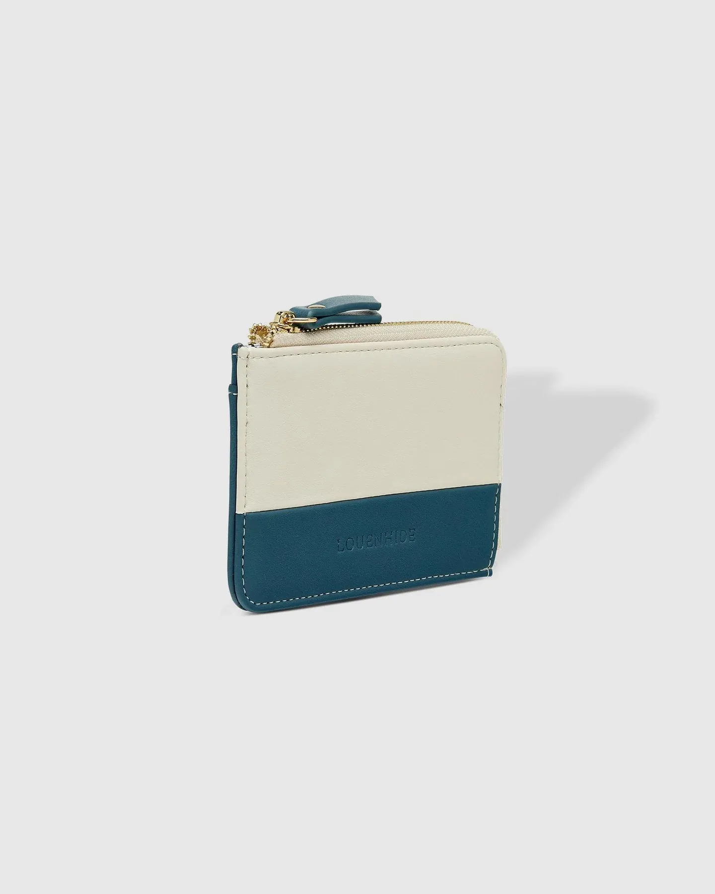 TILLY CARDHOLDER STEEL BLUE/ VANILLA
