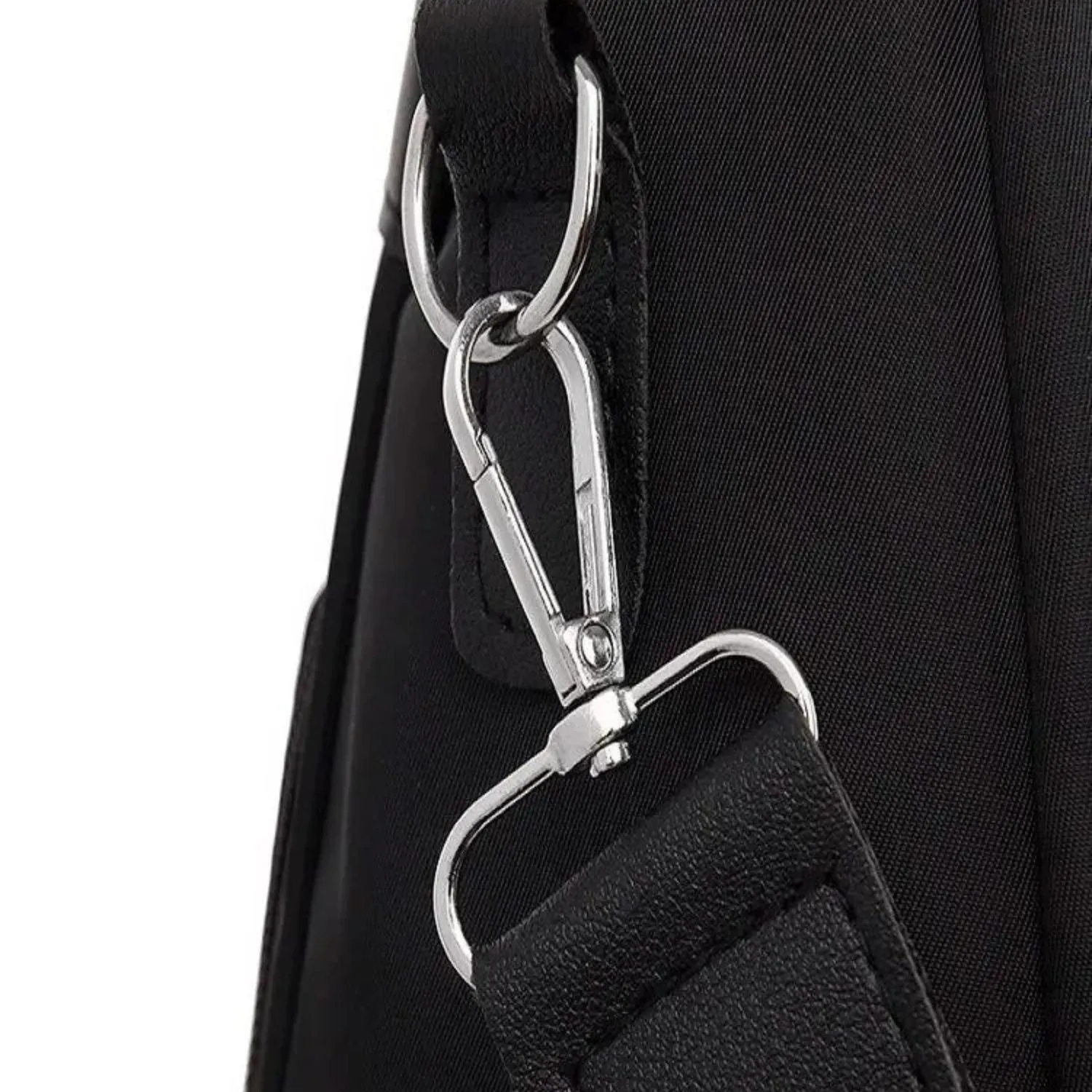Trendy Oxford Cloth Backpack – Lightweight Casual Daypack with Charm Details