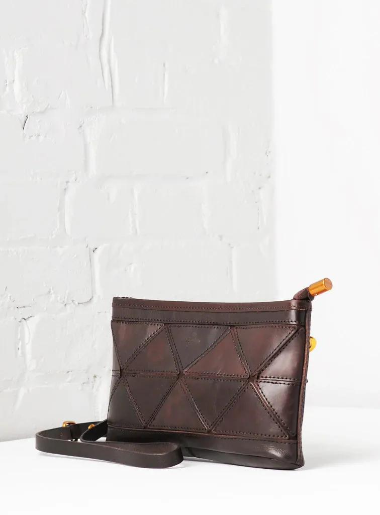 Uppdoo // Origami Clutch/Crossbody Espresso