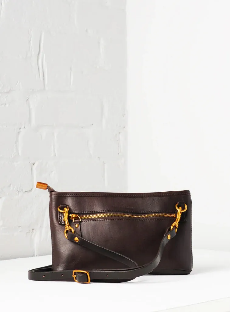 Uppdoo // Origami Clutch/Crossbody Espresso