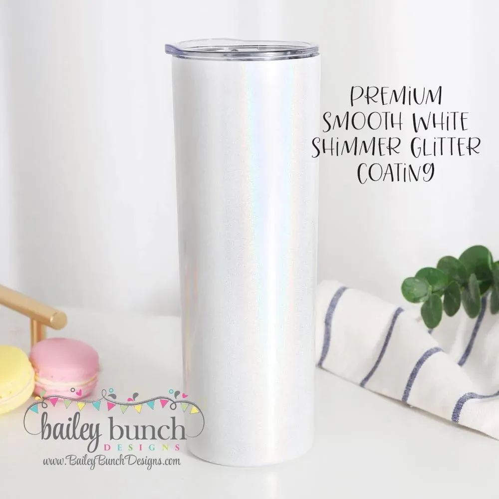 Valentine's Leopard Sparkles Glitter Name Shimmer Tumbler TUMVDAYSPARK0520