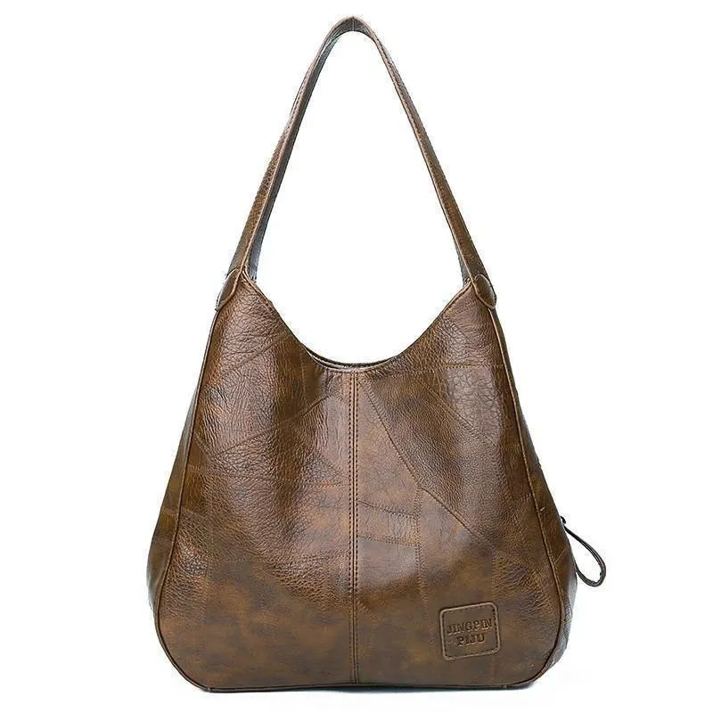 Women's vintage leather handbag
